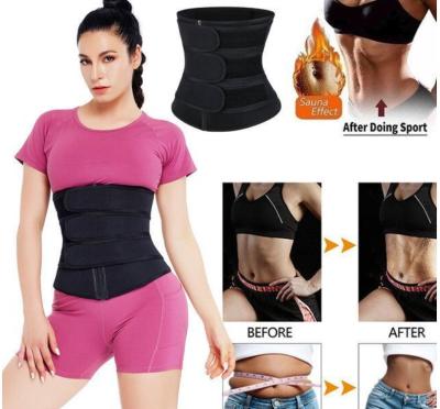 China SBR Customized 3 Belts Waist Trainer Sweat Corset Made Of Neoprene for sale