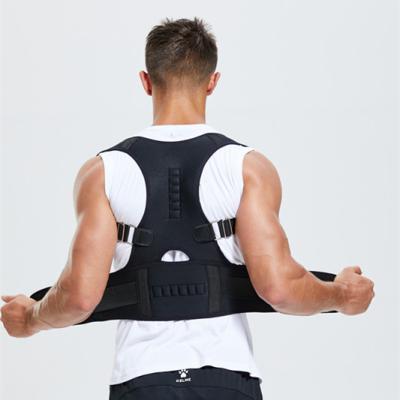 China Promotes Good Posture and Shapes Body Neoprene Elastic Medical Posture Corrector Magnetic Back Support Belt for sale