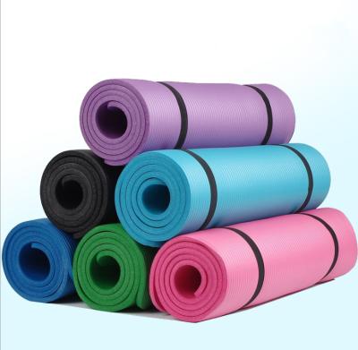 China Eco-Friendly Matt Manufacturer Wholesale Gymnastics Fitness NBR Pilates Home Exercise Yoga Mat for sale