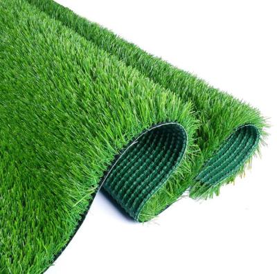 China Environmentally Friendly Artificial Grass Hedge Mat Outdoor Garden Turf Grass Green Lawn for sale