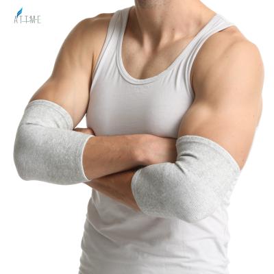 China Sports Adjustable Breathable Elastic Elbow Protective Gym Pad Sweat Sports Basketball Arm Sleeve Elbow Brace Support for sale