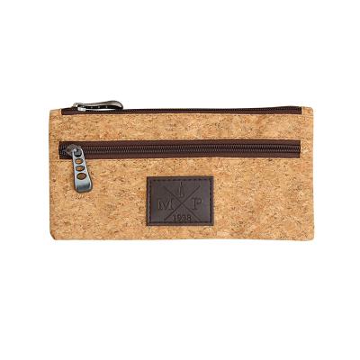 China Eco-Friendly Recycled Cork Pencil Bag Environmental Protection Clear Pencil Pouch for sale