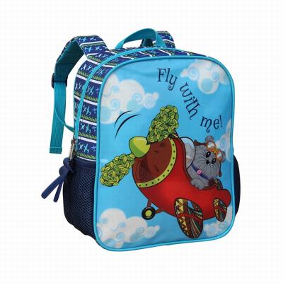 China Light Weight 300D Sublimation Printing Cartoon Sublimation Design Boys Children Kids School Bags For Teenagers for sale