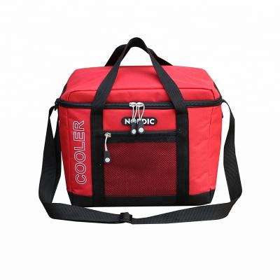 China Custom RPET Insulated Recycle Thermal Insulated Frozn Heated Lunch Cooler Food Delivery Bag for sale