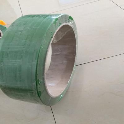 China Machine Packing Green Polyester Packing Strap PET Strap Width 0.5~1.3mm Thickness 0.5~1.3mm Thickness for sale