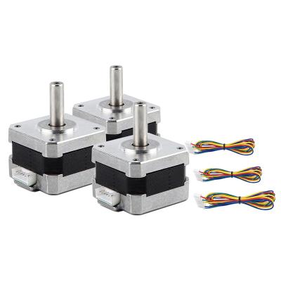 China High Quality Product Automatic 2 Phase 0.12N.m 1.8 Degree 0.8A Micro NEMA 14 Step Mini Hybrid Stepper Motor for sale