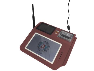 Chine 2D Position rapide de service de scanner de code barres QR, lecteur de cartes sans fil de TFT LCD de la couleur 7inch à vendre