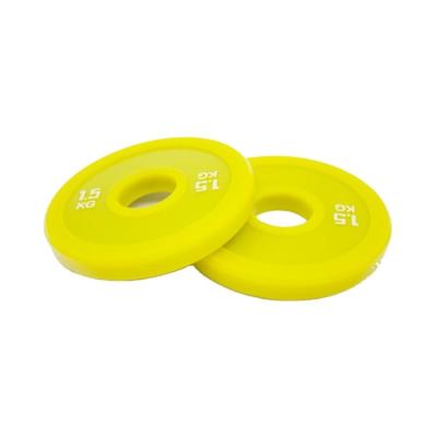 China Durable Gym Weight Plates Weight Lifting Barbell Small Partial PU Plates for sale