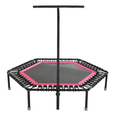 China Factory Price Durable Kids Indoor Outdoor With Handlebar 10ft Trampoline for sale