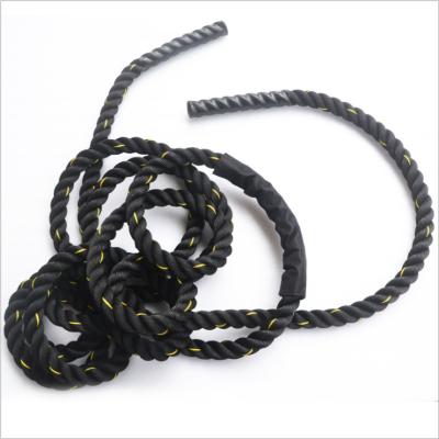 China Universal Wear Resistant Gym 25mm Arm Strength Physical Training Battle Rope for sale