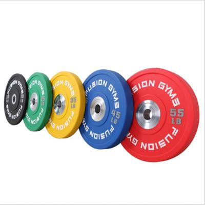 China Durable Barbell Plate Weight Plate Gym Fitness Weight Plate Bumper Rubber Plate for sale