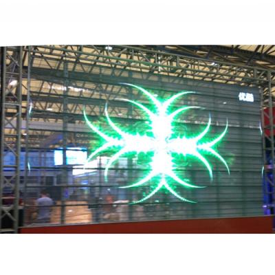 China See through transparent led display window advertising for sale