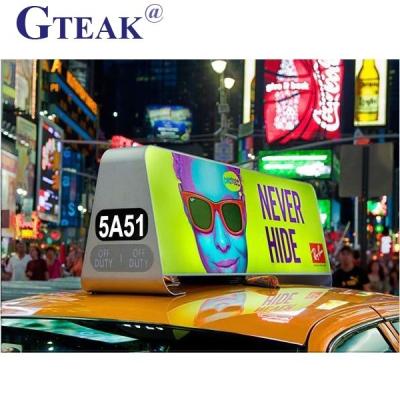 China 100000hours Life Span Taxi Top LED Display for Advertising Messages Display Function for sale