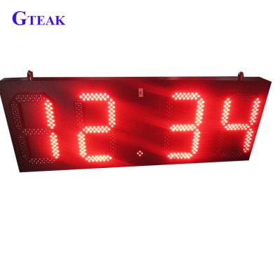 China customized 7 segment stadium clock led display for sale