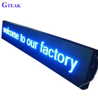 China customized size pannello panel sign led scrolling message  illuminated sign for car for sale