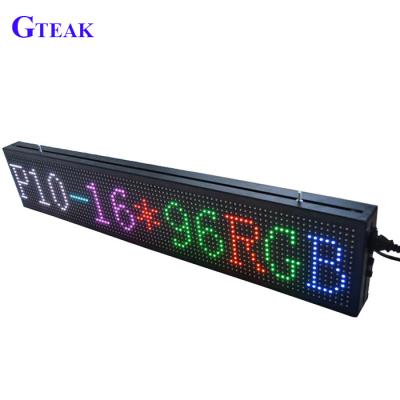 China 10mm Pixel Pitch Customized Full Color RGB LED Display Board Message Sign with High Brightness and 2500cd/sqm Brightness for sale