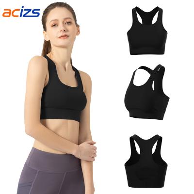 China High Quality Women Sport Logo Breathable Breathable Custom Bra Fitness Top Sports Wear Yoga Bra Wholesale for sale