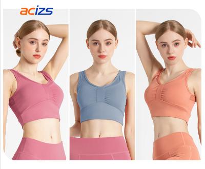 China Women Girls Jogger Fashion Breathable Sexy Comfortable Wholesale Sports Underwear Breathable Yoga Bra for sale