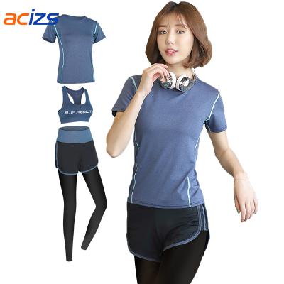 China Breathable Breathable In Wholesale Women Yoga Wear Gym Set Sports Fitness Sportswear Plaid Adults Eco-Friendly Waterproof Plus Size Light Weight for sale