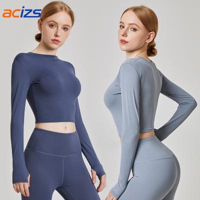 China High Quality Breathable Breathable Tracksuits For Ladies Women Sexy Yoga Tops Comfortable Sports Fitness Clothing for sale