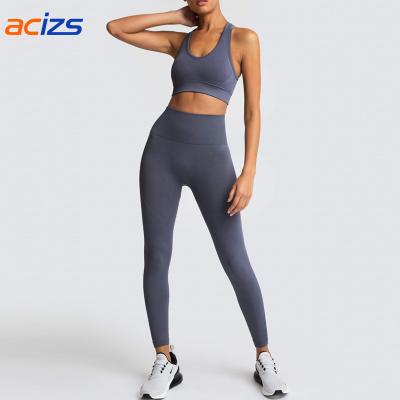 China Latested Design Women Breathable Sportwear Best Selling Girls Sports Wear Yogawear Fitness Wear Workout Cloth Set for sale