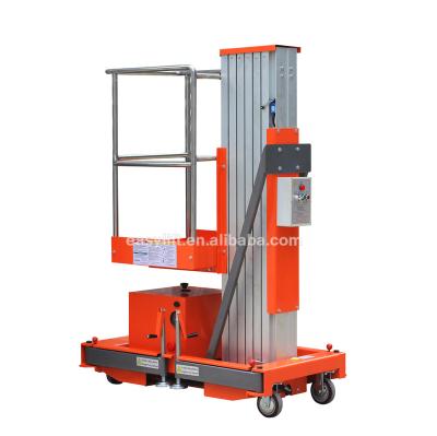 China Small Lift Platform Staff Man Lift Lightweight / Portable Cheap Price For Aerial Maintenance for sale