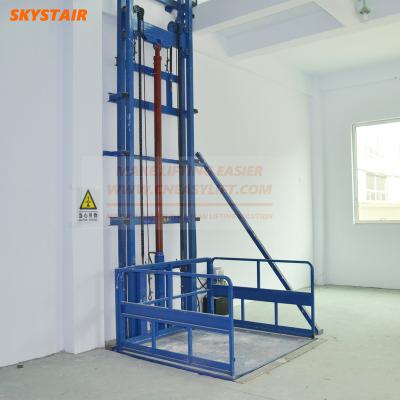 China Warehouse Goods Cage Elevator Cargo Lift Small Hydraulic Goods Elevator Goods Elevator for sale