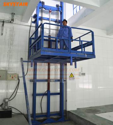 China Warehouse Residential Basement Hydraulic Cargo Lift With Customized Dimension for sale