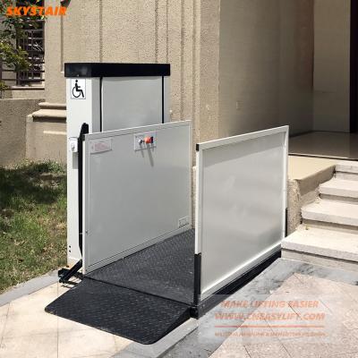 China Disabled/wheelchair lift to higher level floor. Cheap Wheelchair Stair Lift Disabled Wheelchair Lift Price for sale