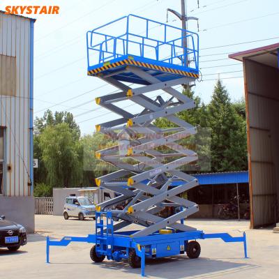 China Material handling / man lifting / aerial working Plataformas elevadas electricas 4-18 metros plataforma elevatoria for sale