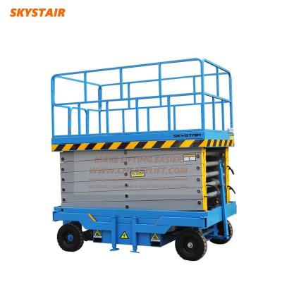 China Material handling / man lifting / aerial working electrica de plataforma elevadora de tijera de elevadora de plataforma de SKYSTAIR for sale