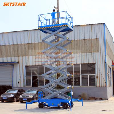 China Material Handling / Man Lifting / SKYSTAIR 6m 9m 11m 16m Aerial Electric Working Scissor Lift Platform for sale