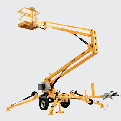 China Spider boom lift maintenance/light work/change overhead window cleaning and pickup truck boom lift for sale for sale