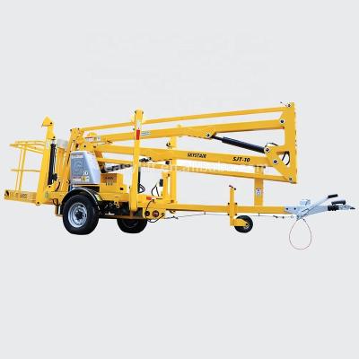 China Hydraulic Boom Work Overhead Maintenance / Light / Change Overhead Window Cleaning For Lifting 15m 14m With Diesel Power And Electric Battery Power for sale