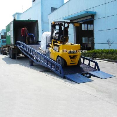 China Loading unloading for warehouse mobile ramp for container forklift loading for sale