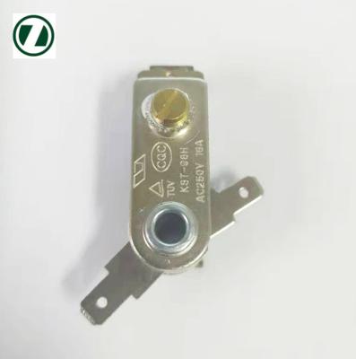 China Household adjustable bimetal thermostat, kst thermostat, 10A, 16A, 125V, 250V, for electric heaters, for electric iron for sale