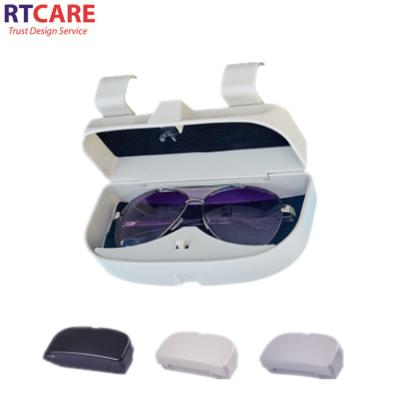 China ABS Multifunctional Universal Sunglass Box , Automotive Car Glass Box Sun Visor Storage Case for sale