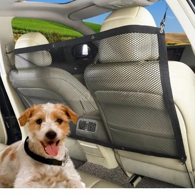 China Breathable Car Dog Barrier Pet Net Barrier with Mesh Organizer Baby Stretchable Universal Automotive Safety for Cars SUVs Driving Safe Divider for sale