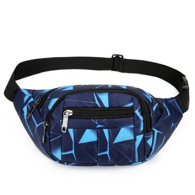 China Most Popular Men's Waist Bag OEM Water Proof Fashion Casual Waist Bag Black for sale