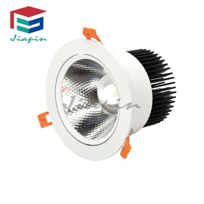 China Cutout 160mm 3w 5w 9w 15w 30w 50w LED COB Ceiling Light Aluminum Recessed Spotlight Downlight for sale