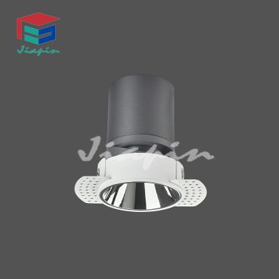 China 75mm Modern Aluminum Cutout LED Spotlight COB Led Down Lighting LED Downlight Frameless for sale