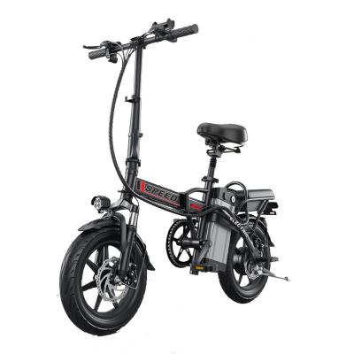 China New Full Suspension Aluminum Alloy Small Folding Fat Tire Electric Bike 1000w Electric Bicycle XE P IN XE TR LC for sale