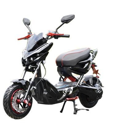 China Big Steel Motor up to 4000W Electric Motorcycle Motor Steel Frame Electric Scooter with Pedals for sale