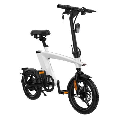 China Aluminum alloy us warehouse new fixie foldable bike portable electric bicycle battery for sale