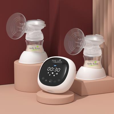 China OEM BPA Free Double Breastfeeding Hospital Silicone Free Baby Electric Breast Milking Pump Machine With USB Cable Connector for sale