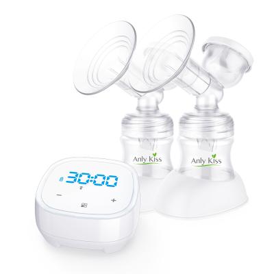 China BPA Free Baby Feeding Supplies Purpure Baby Milk Pumps Dual Silicone Electric Breast Pump for sale