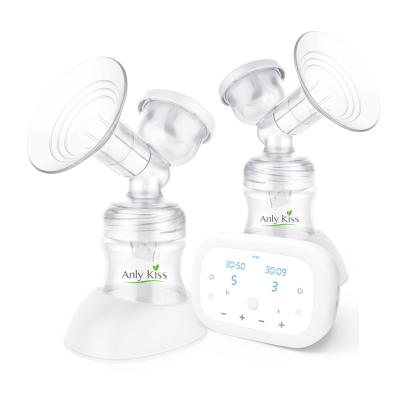 China BPA Free Durable Dual Motor Electric Baby Breast Pump Rechargeable With Twin Cup for sale