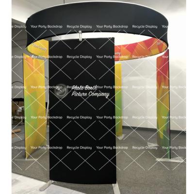 China Exhibition 360 Photo Booth Fence Frame Trade Show Backdrop Stand for sale