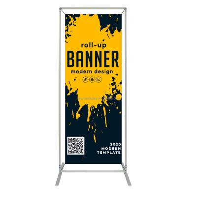 China Lightweight Tension Cloth Party Backdrop Frame Banner EZ Tube Stand EZ Tube Display 25mm Aluminum Tube Banner Stand for sale