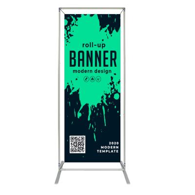 China Lightweight Multifunctional Economic Tension Fabric Tube Display Banner Stand 25mm Tube Banner Stand for sale